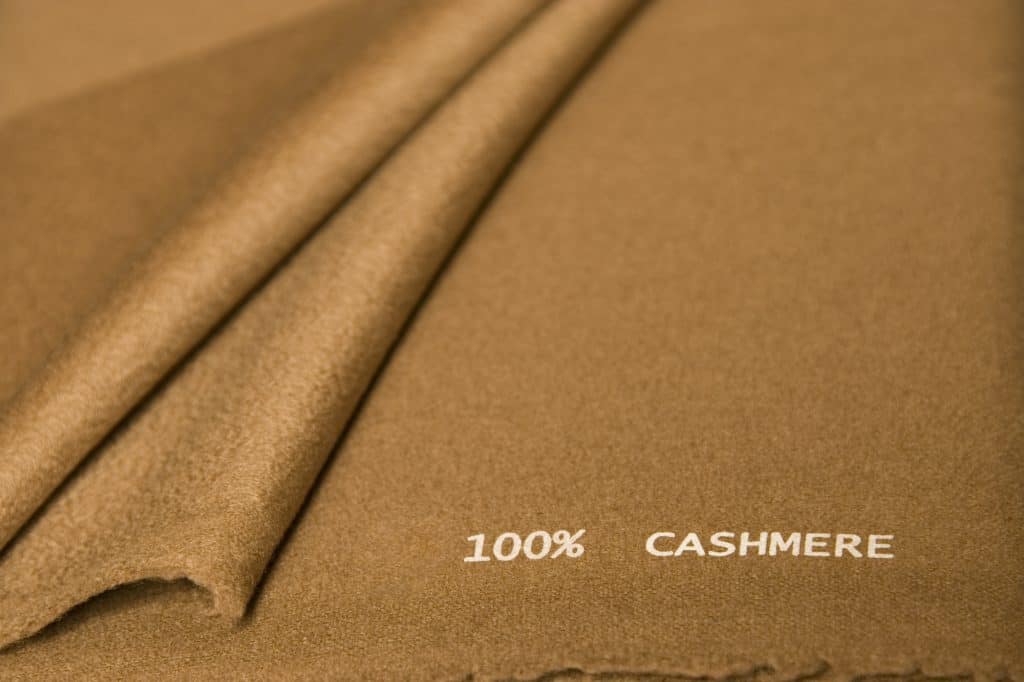 brown cashmere fabric