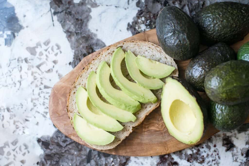 avocado on bread
