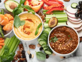 a platter of best snacks for a vegan