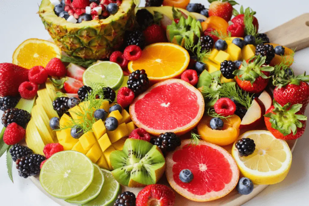 fruit platter vegan snacks